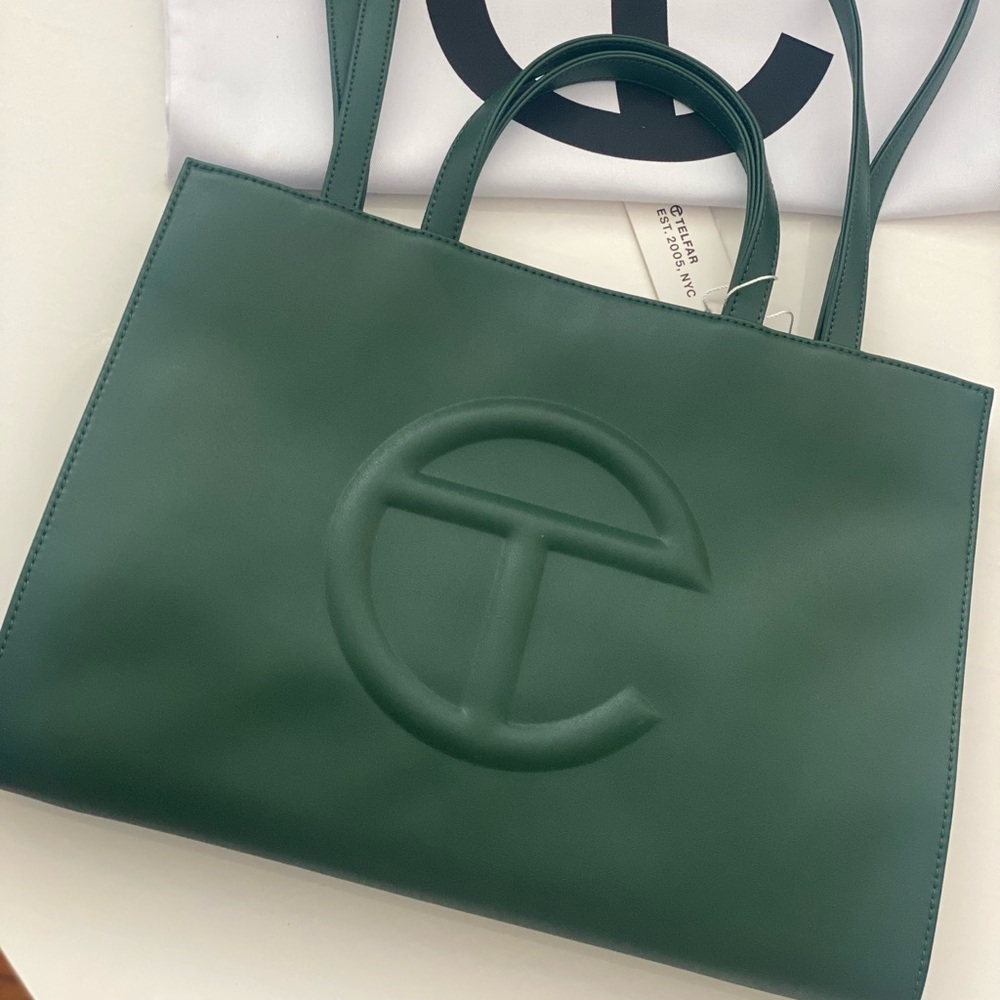*NWT* Telfar Medium Dark Olive Shopping Bag